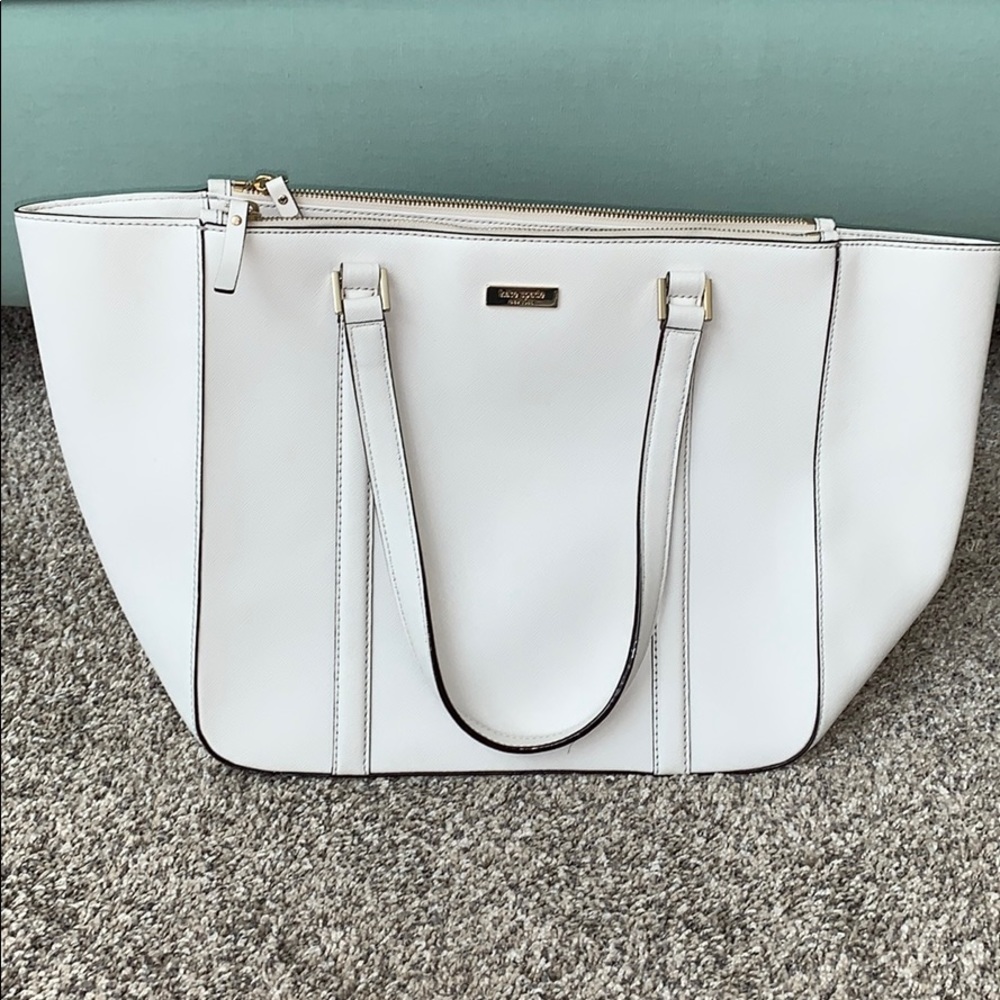 White Kate Spade Large Satchel